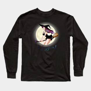 Flirty Witch Long Sleeve T-Shirt